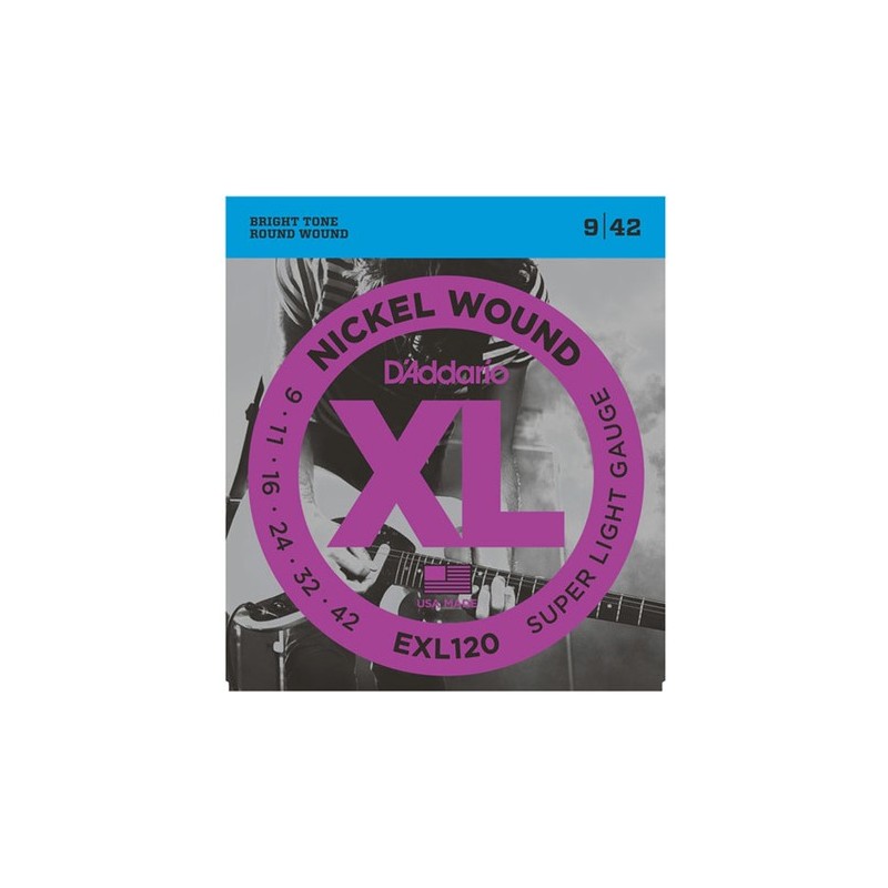 D'ADDARIO EXL120 Super Light - 09/42