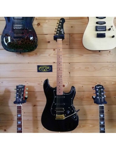 JET GUITARS - JS400 Black Gold - Roasted Maple neck