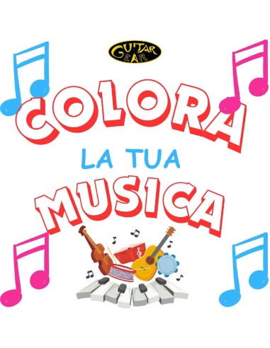 COLORA la tua MUSICA - PDF scaricabile Immagini da Colorare