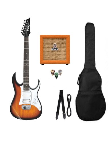 IBANEZ - KIT chitarra elettrica IBANEZ con ampli ORANGE ed accessori