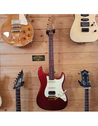 JET GUITARS - JS480 Wine Red Gold - Roasted Maple neck