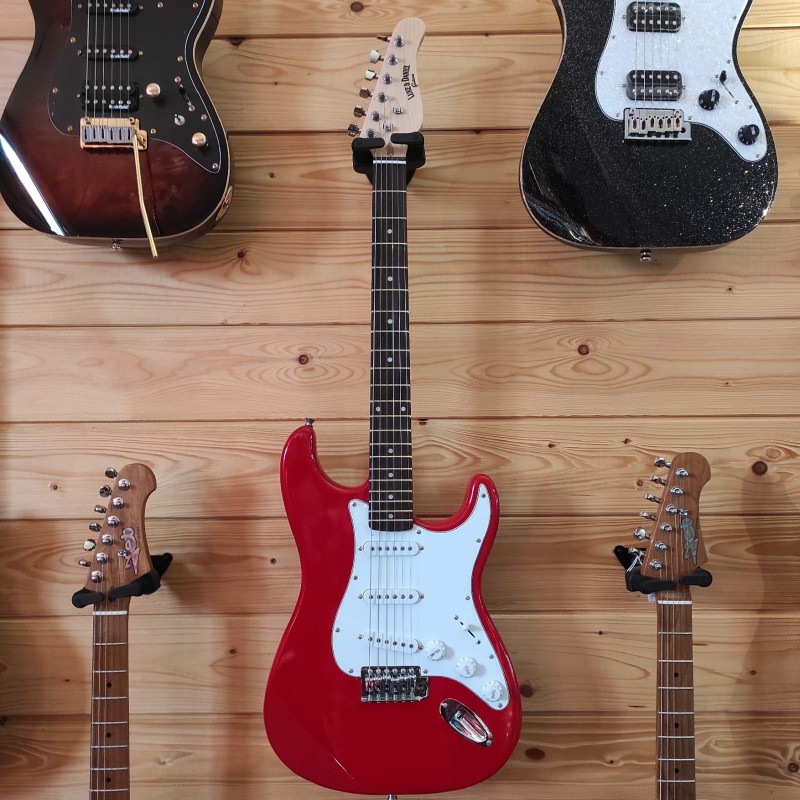 Luke & Daniel - KIT chitarra elettrica rossa con ampli ed accessori