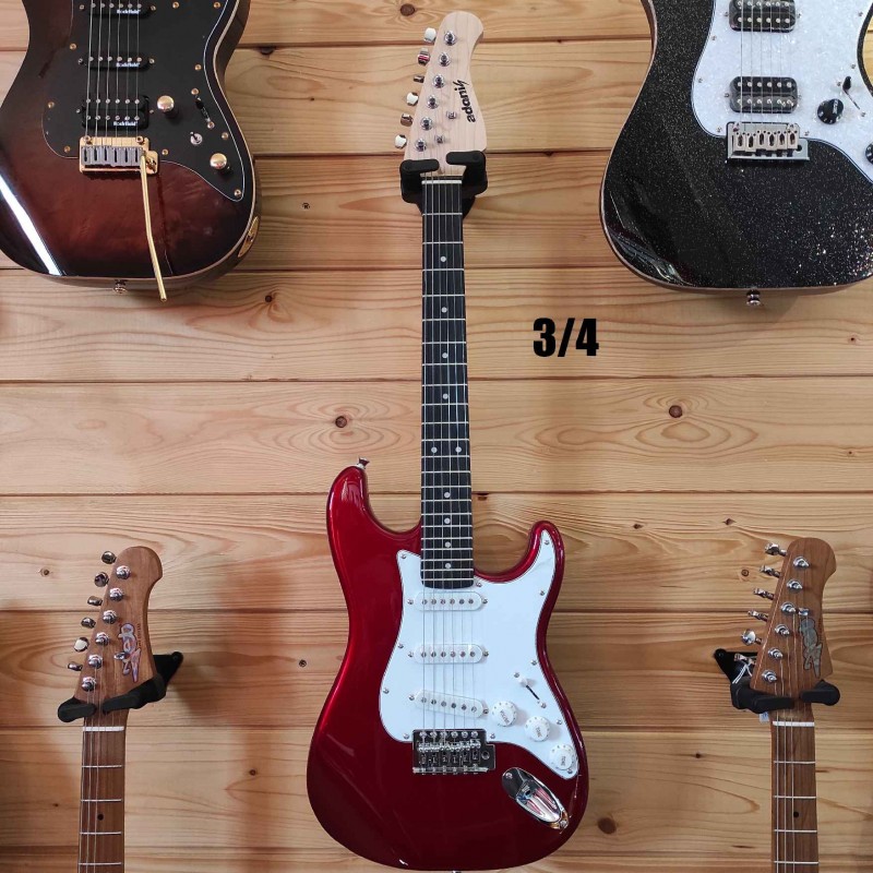 ADONIS chitarra elettrica 3/4 Stratocaster Style - Metallic Red