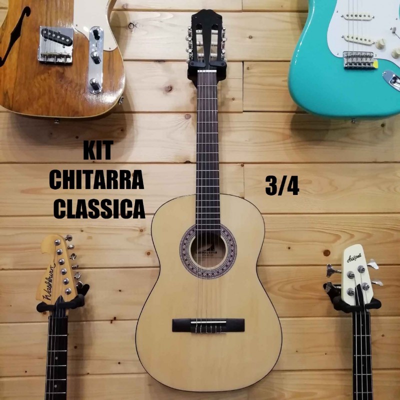 Pure Tone KIT Chitarra Classica 3/4 - con truss rod