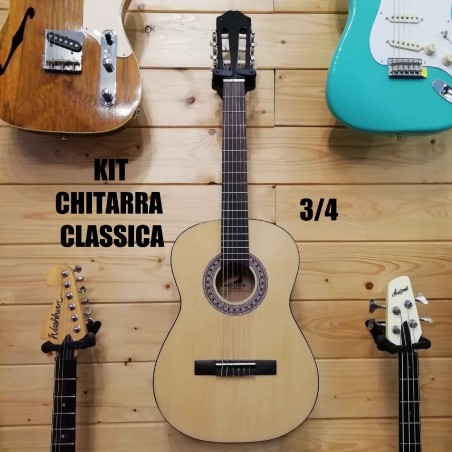 Chitarra Classica 3/4 con Kit accessori completo al miglior prezzo