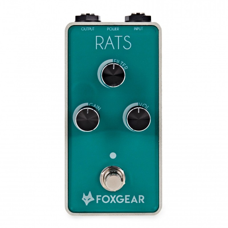 FOXGEAR Rats Vintage Distortion - Effetto a pedale per chitarra