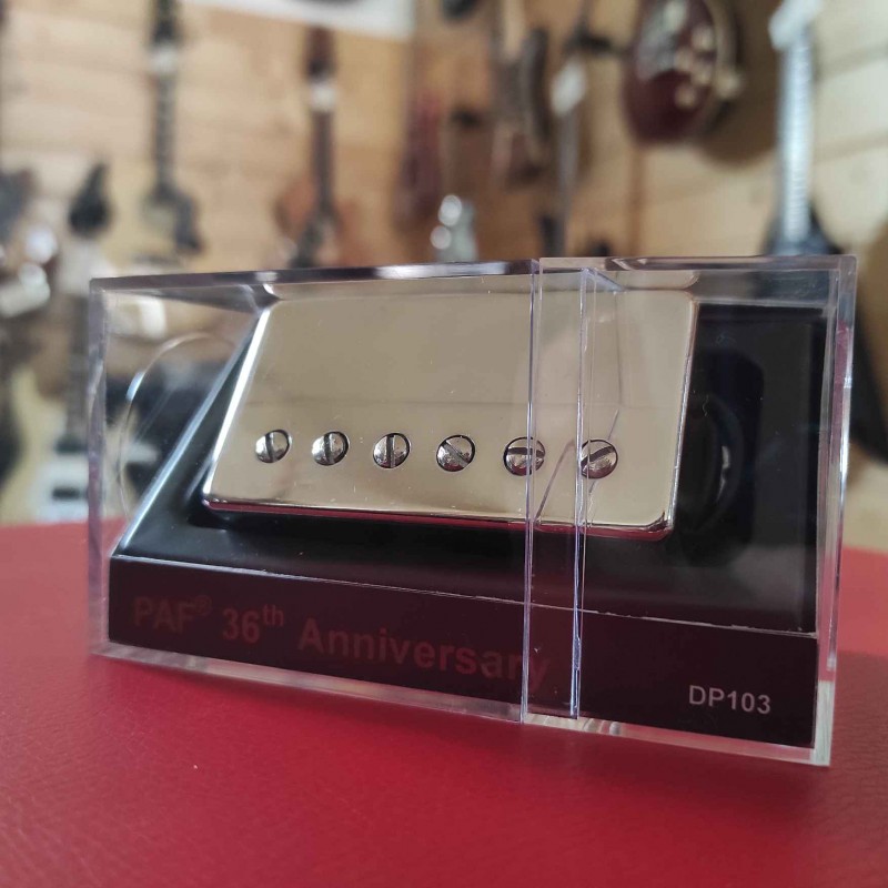 DIMARZIO DP103N Paf Humbucker 36th Anniversary - Nickel Cover