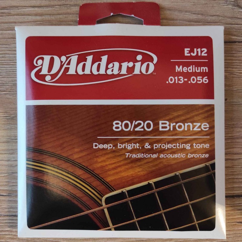 D'ADDARIO EJ12 Bronze - 013/056 - per Acustica